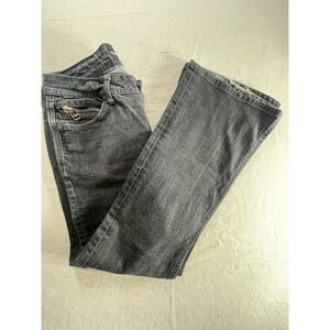 L&B 1948 Jeans Bootcut Black Dark Wash Semi Low Waist SZ 29x32 5 Pocket